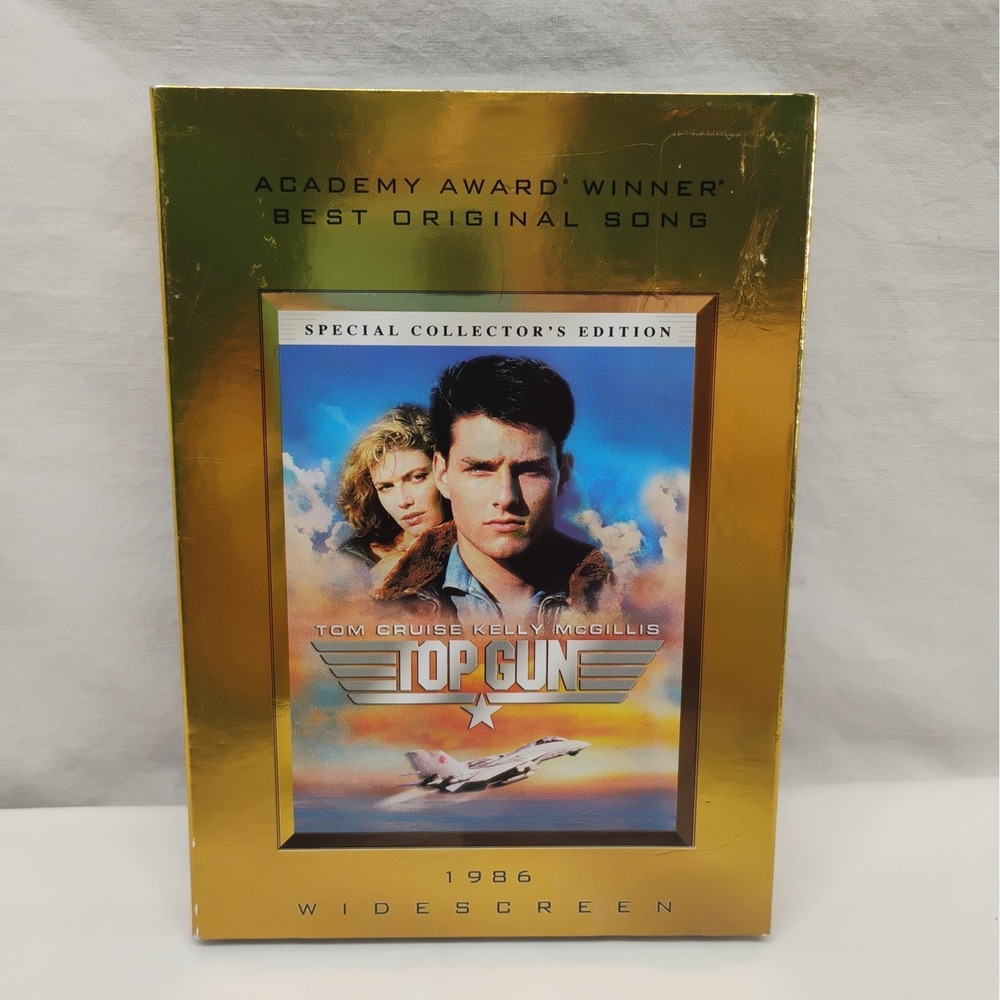 Top Gun (DVD, 2010, 2-Disc Set, WS) Special Collectors Edition W/Slipcover